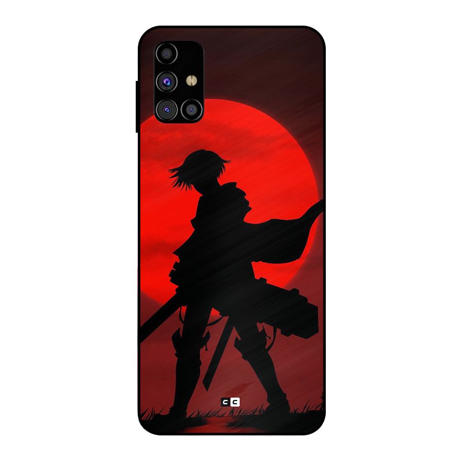 Captain Levi Acramen Metal Back Case for Galaxy M31s