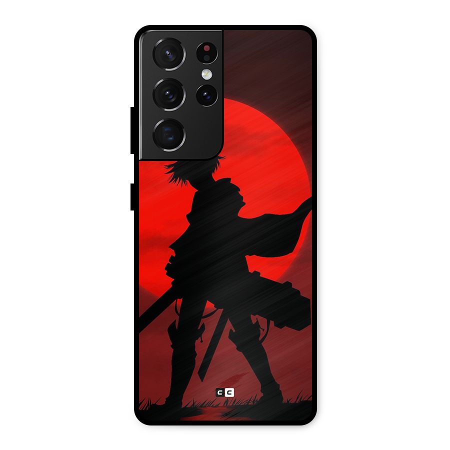 Captain Levi Acramen Metal Back Case for Galaxy S21 Ultra 5G