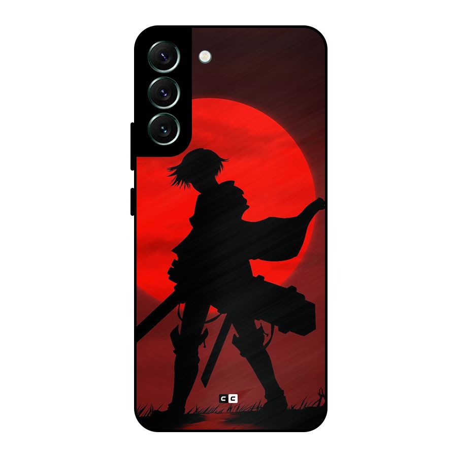 Captain Levi Acramen Metal Back Case for Galaxy S22 Plus 5G
