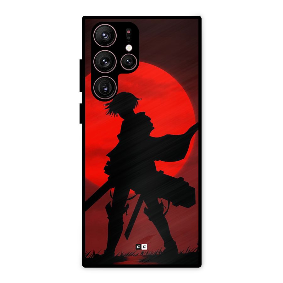 Captain Levi Acramen Metal Back Case for Galaxy S22 Ultra 5G