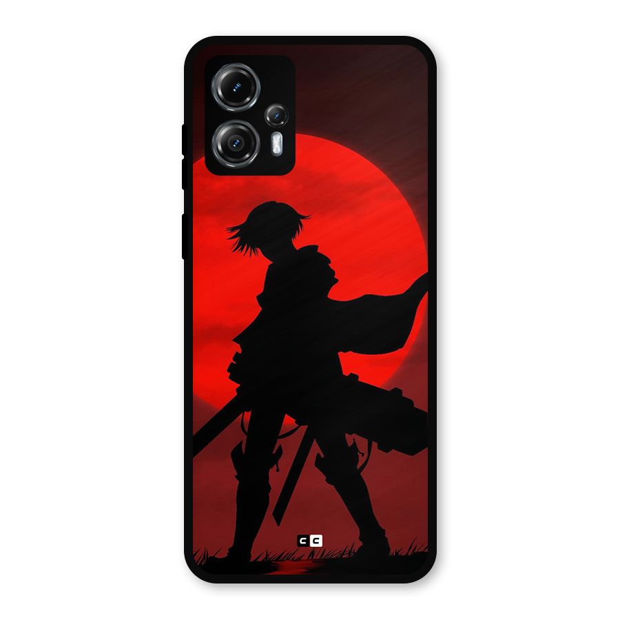 Captain Levi Acramen Metal Back Case for Moto G13