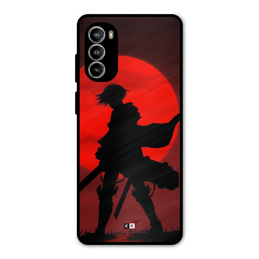Captain Levi Acramen Metal Back Case for Moto G52