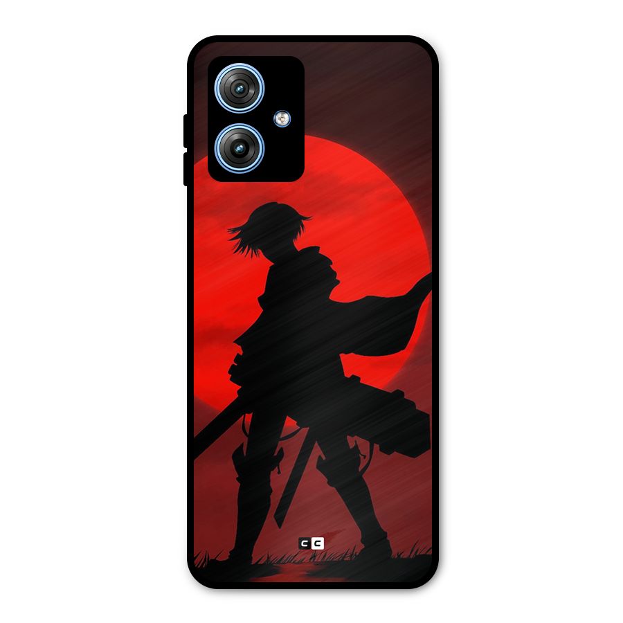 Captain Levi Acramen Metal Back Case for Moto G54