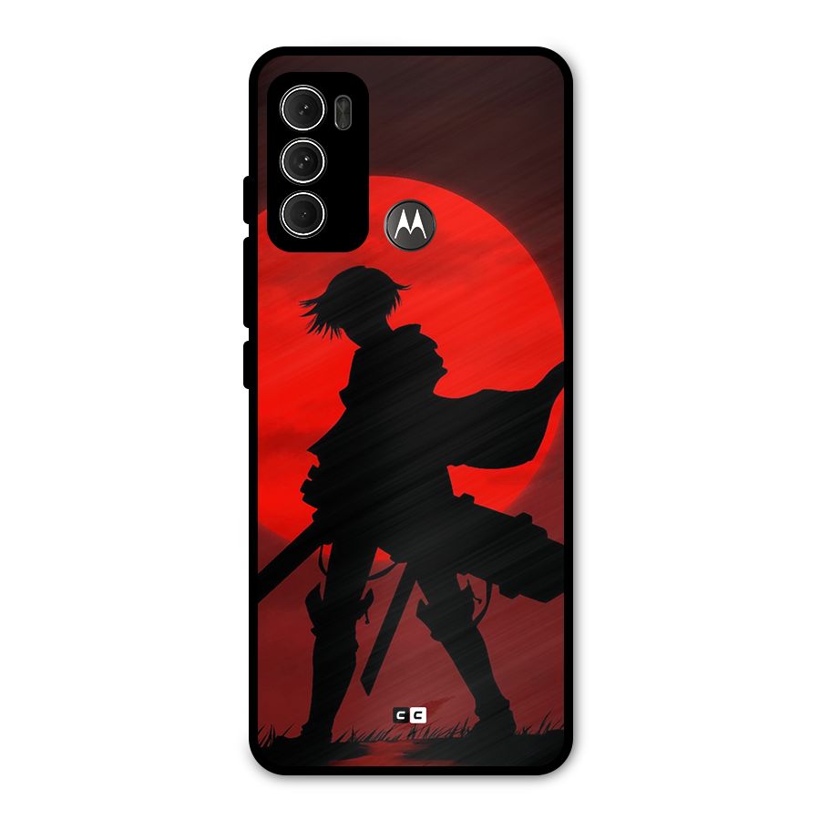 Captain Levi Acramen Metal Back Case for Moto G60