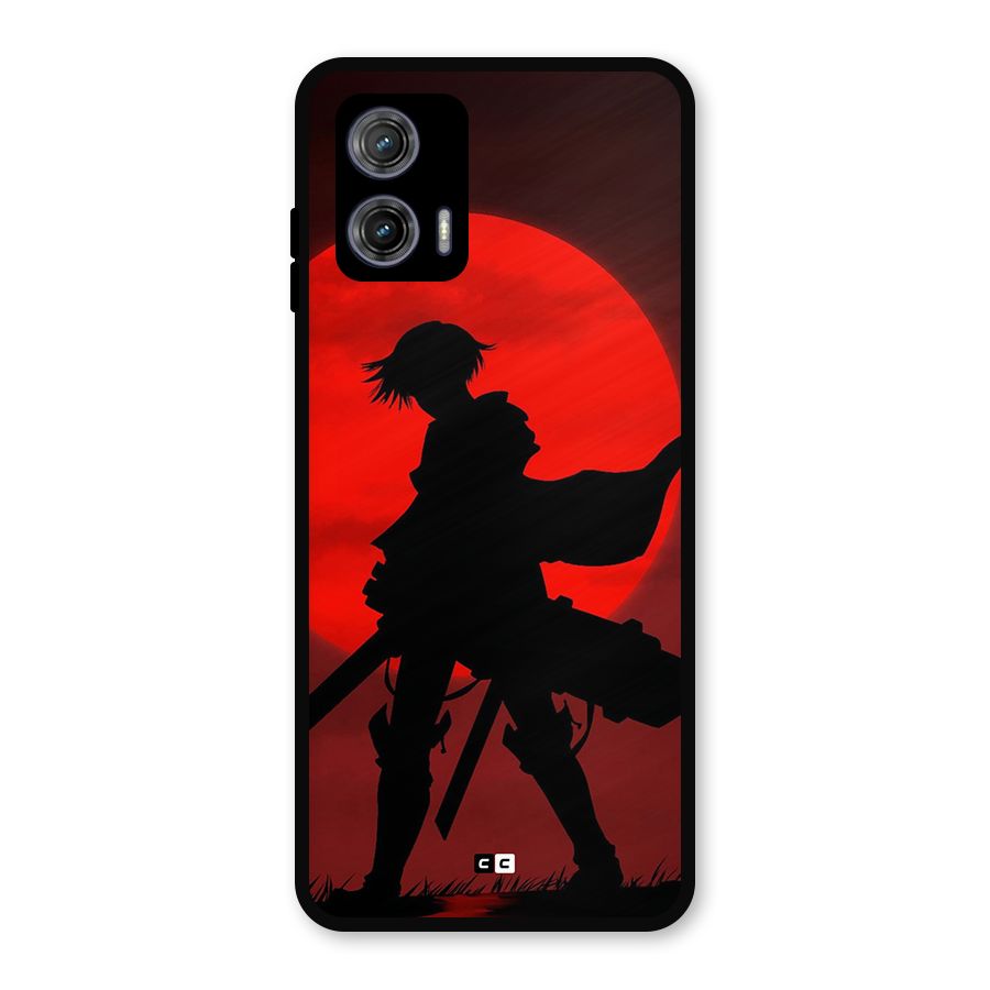 Captain Levi Acramen Metal Back Case for Moto G73