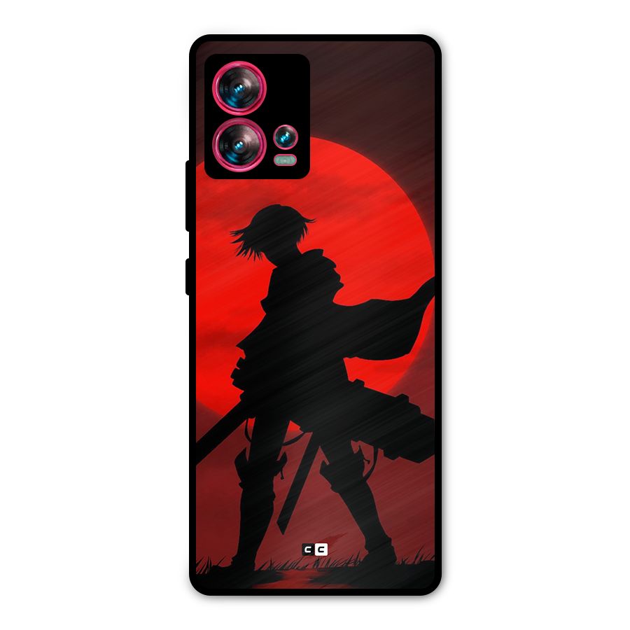 Captain Levi Acramen Metal Back Case for Motorola Edge 30 Fusion