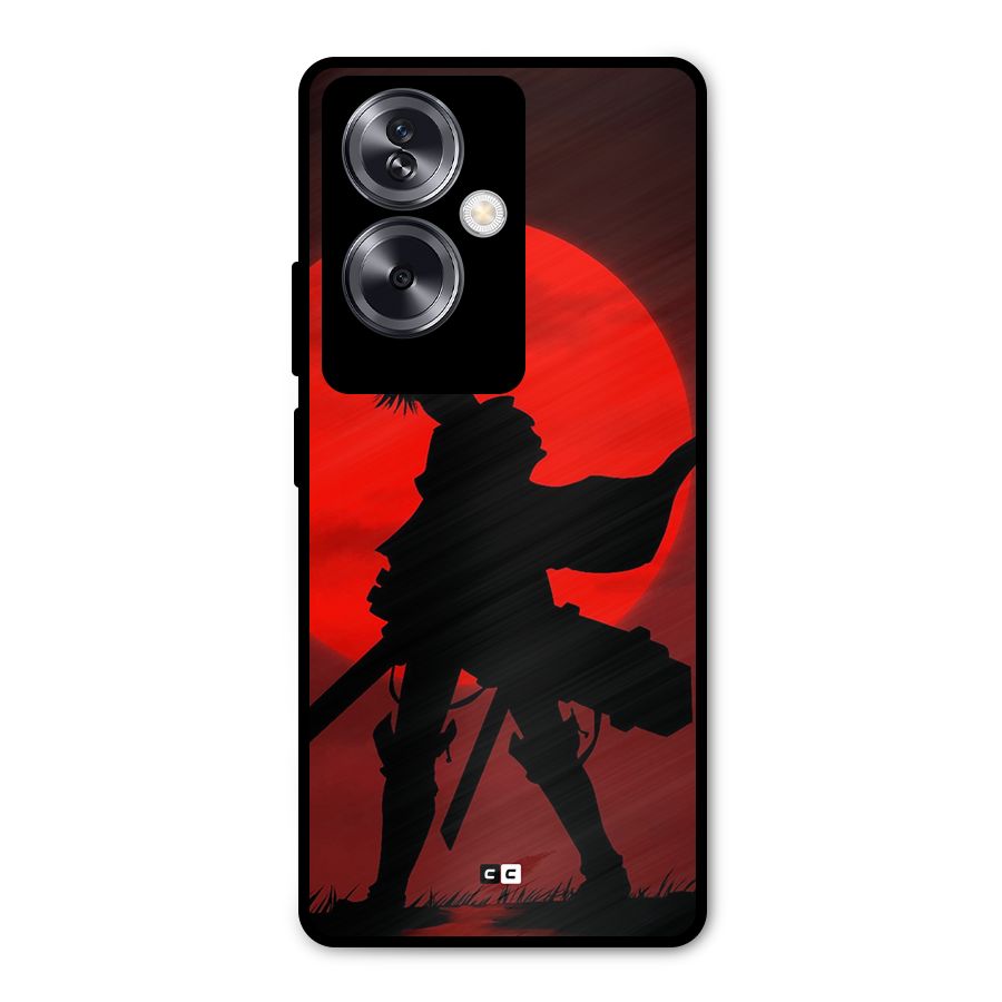 Captain Levi Acramen Metal Back Case for Oppo A79 5G