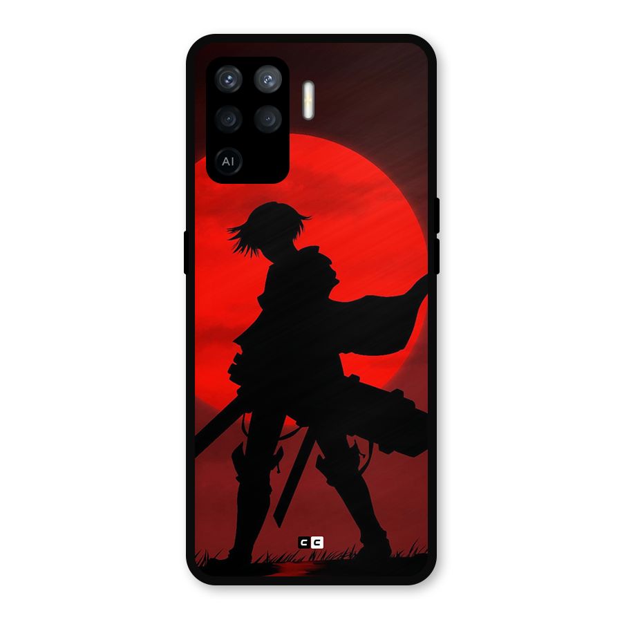 Captain Levi Acramen Metal Back Case for Oppo F19 Pro