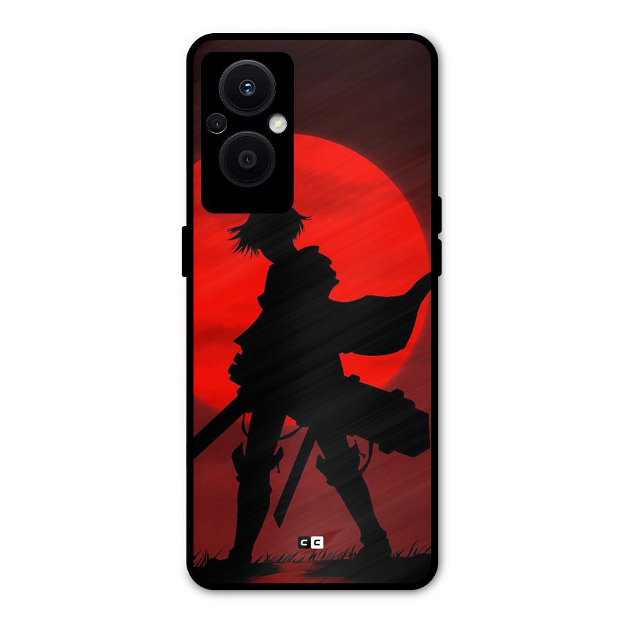 Captain Levi Acramen Metal Back Case for Oppo F21 Pro 5G