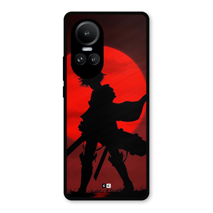 Captain Levi Acramen Metal Back Case for Oppo Reno10