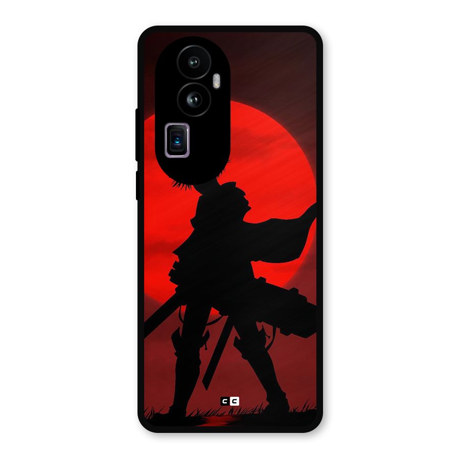 Captain Levi Acramen Metal Back Case for Oppo Reno10 Pro Plus
