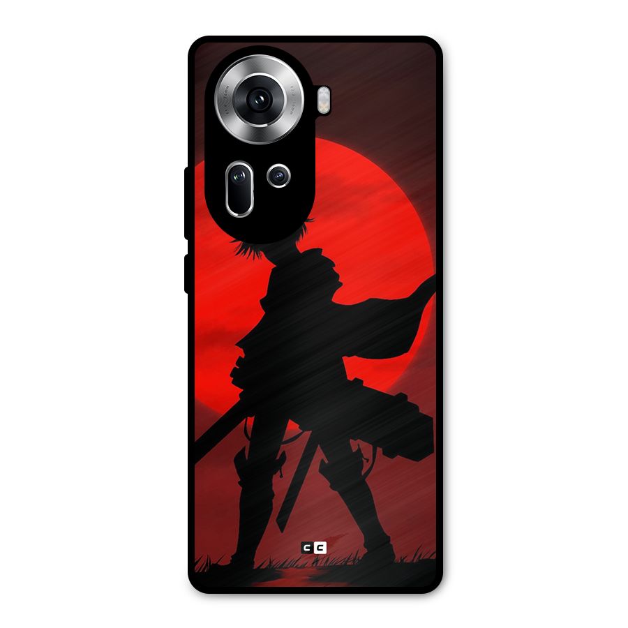 Captain Levi Acramen Metal Back Case for Oppo Reno11 5G