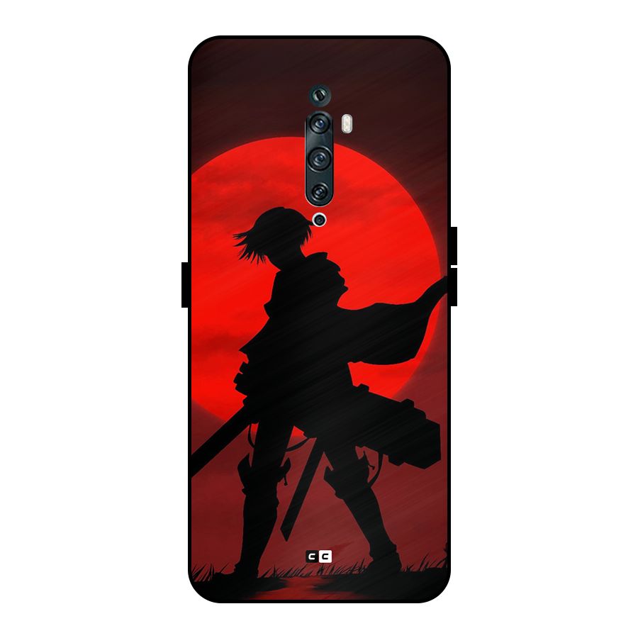 Captain Levi Acramen Metal Back Case for Oppo Reno2 Z