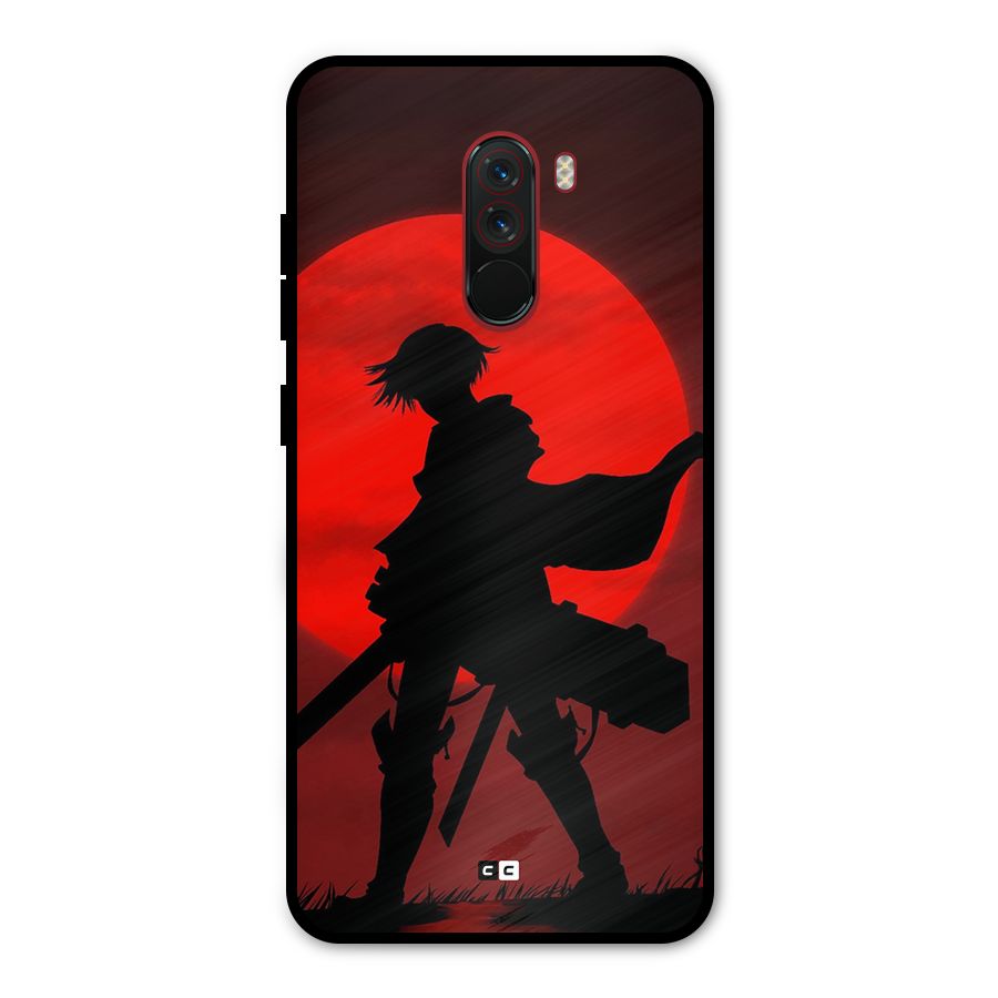 Captain Levi Acramen Metal Back Case for Poco F1