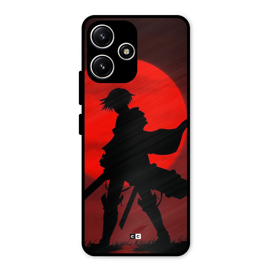 Captain Levi Acramen Metal Back Case for Poco M6 Pro