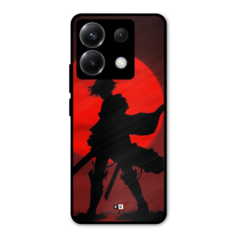 Captain Levi Acramen Metal Back Case for Poco X6