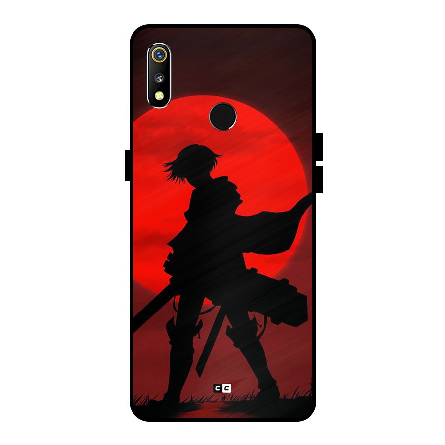 Captain Levi Acramen Metal Back Case for Realme 3i