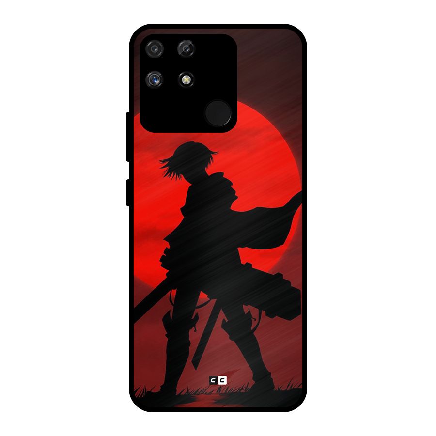 Captain Levi Acramen Metal Back Case for Realme Narzo 50A
