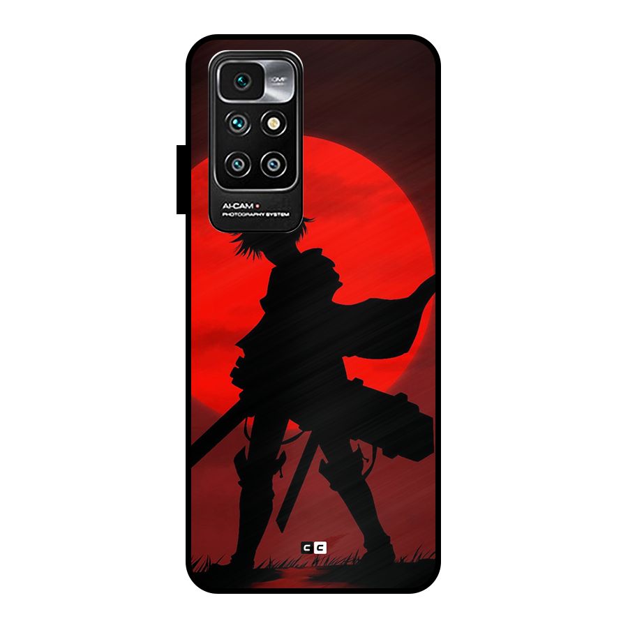 Captain Levi Acramen Metal Back Case for Redmi 10 Prime