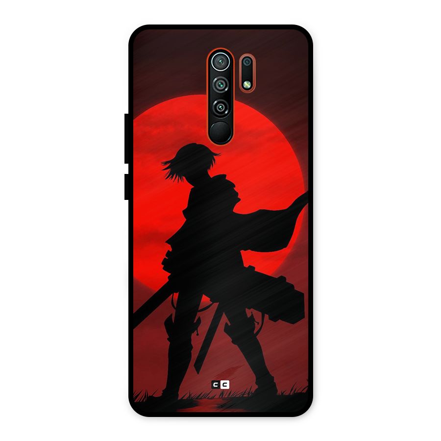 Captain Levi Acramen Metal Back Case for Redmi 9 Prime