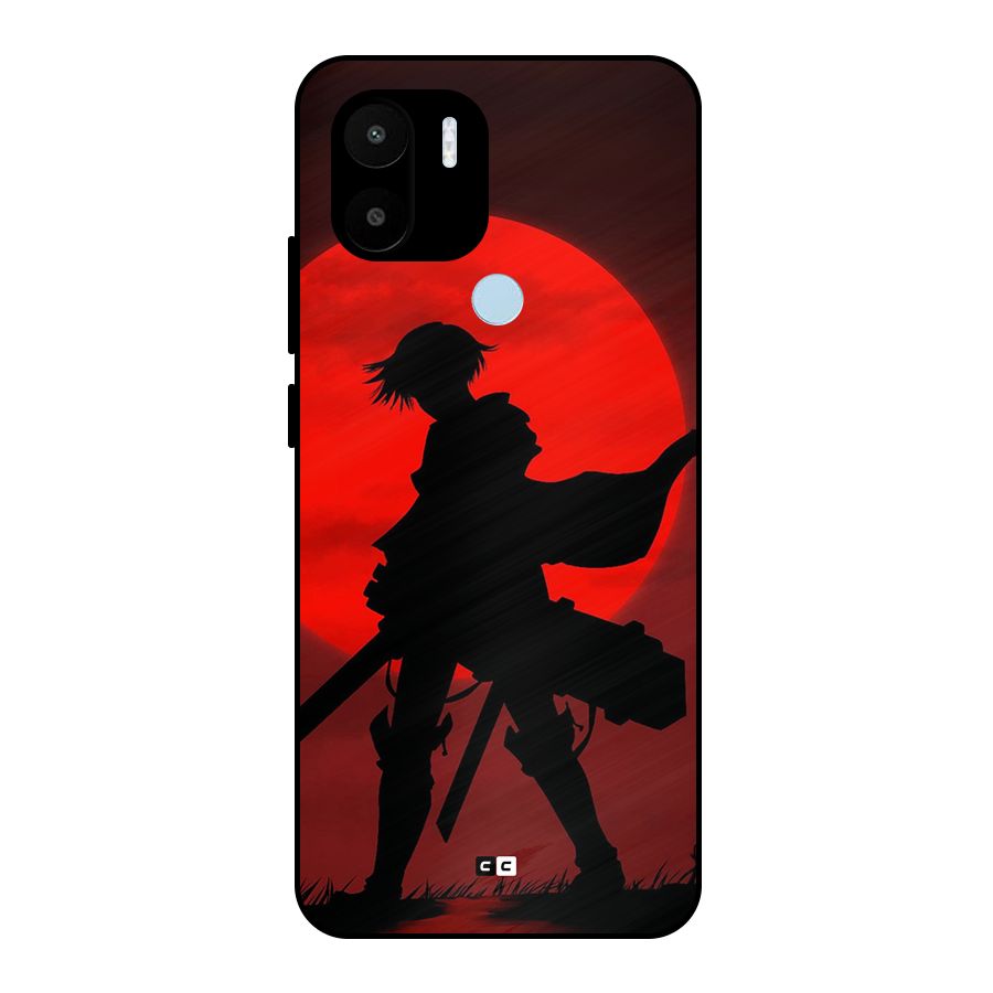 Captain Levi Acramen Metal Back Case for Redmi A2 Plus