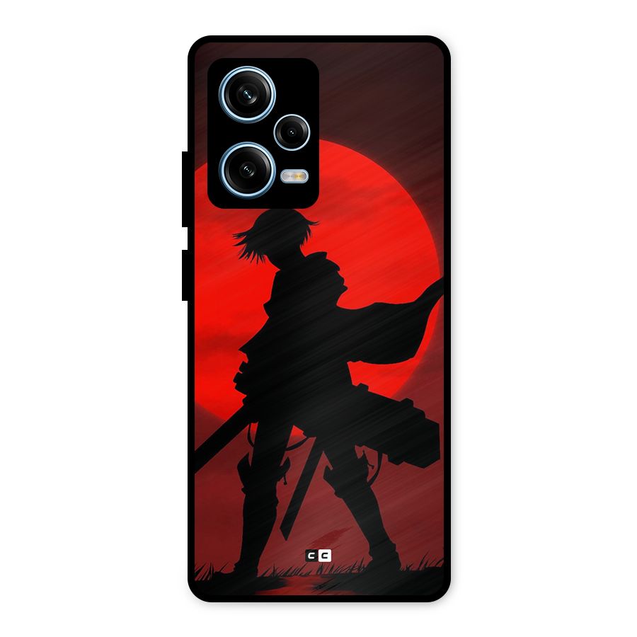 Captain Levi Acramen Metal Back Case for Redmi Note 12 Pro