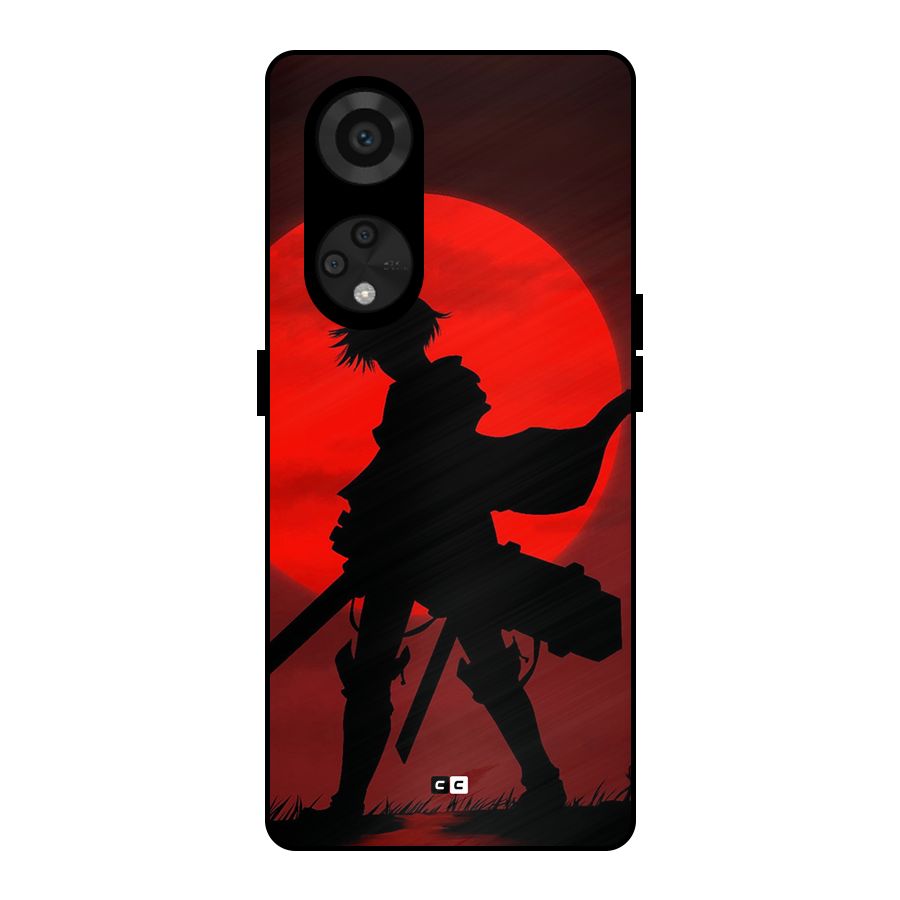 Captain Levi Acramen Metal Back Case for Reno8 T 5G