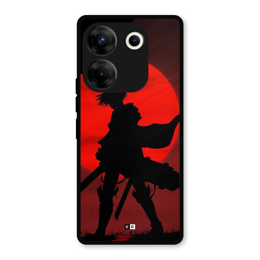 Captain Levi Acramen Metal Back Case for Tecno Camon 20 Pro