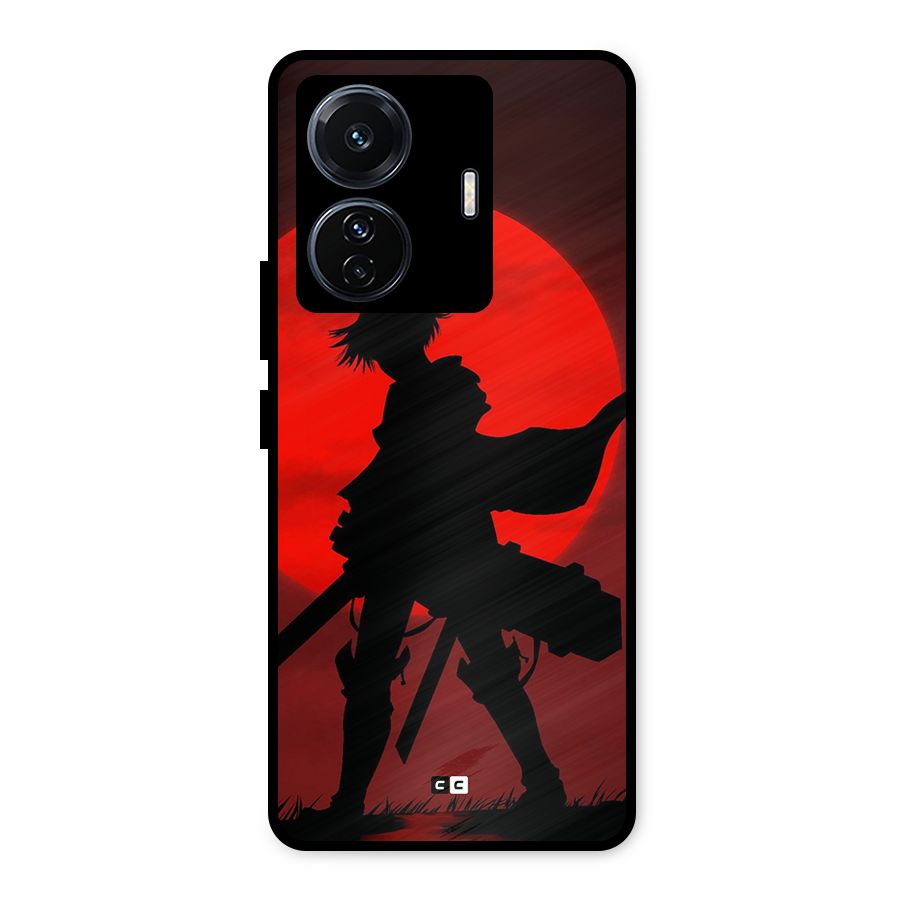 Captain Levi Acramen Metal Back Case for Vivo T1 Pro