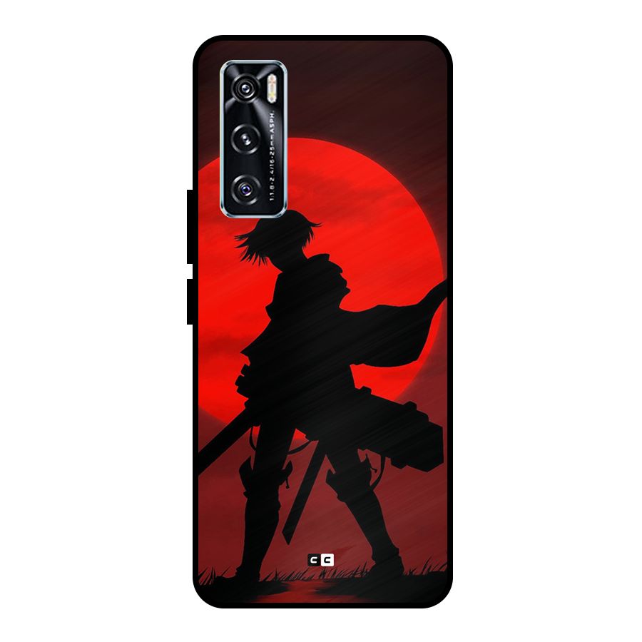 Captain Levi Acramen Metal Back Case for Vivo V20 SE
