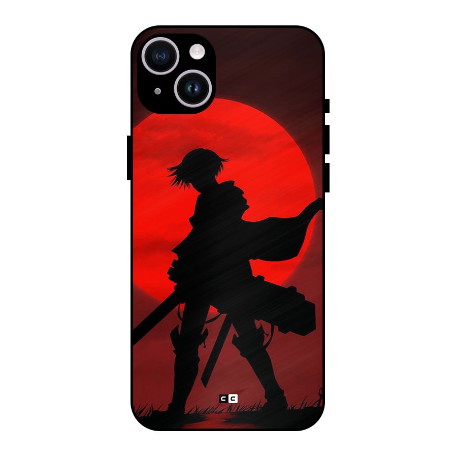 Captain Levi Acramen Metal Back Case for iPhone 14 Plus