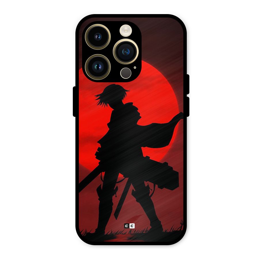 Captain Levi Acramen Metal Back Case for iPhone 14 Pro