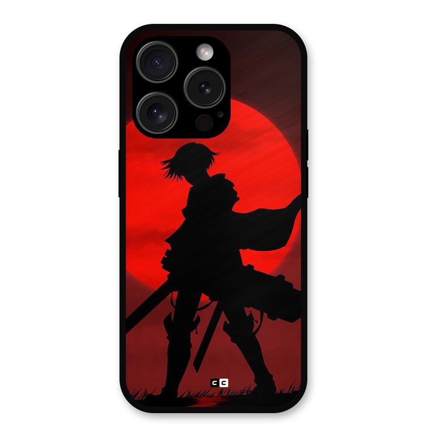 Captain Levi Acramen Metal Back Case for iPhone 15 Pro