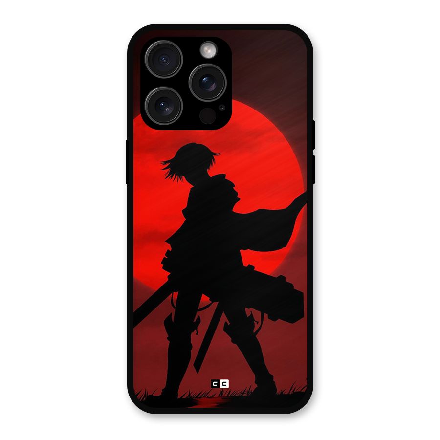 Captain Levi Acramen Metal Back Case for iPhone 15 Pro Max