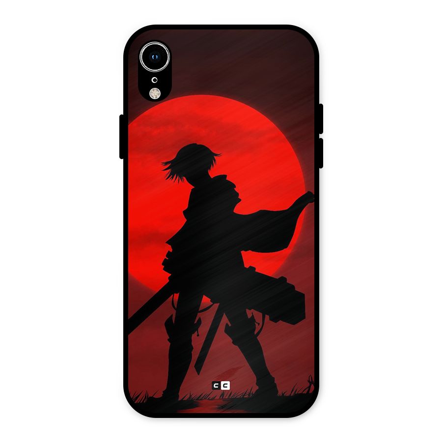 Captain Levi Acramen Metal Back Case for iPhone XR