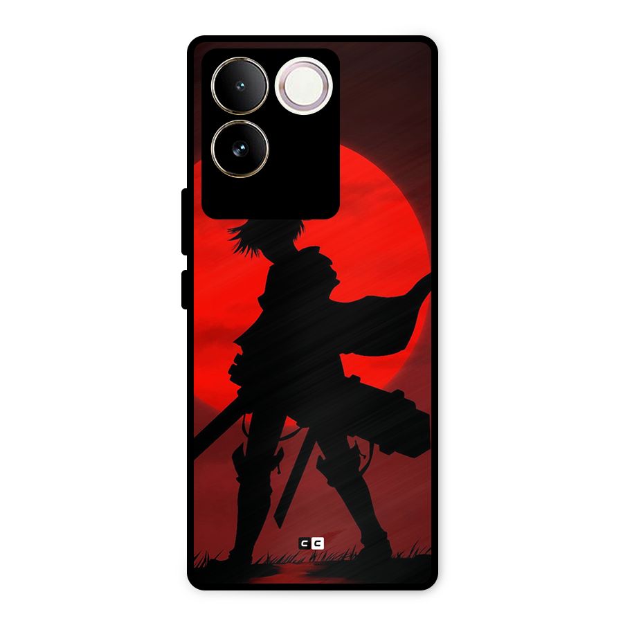 Captain Levi Acramen Metal Back Case for iQOO Z7 Pro