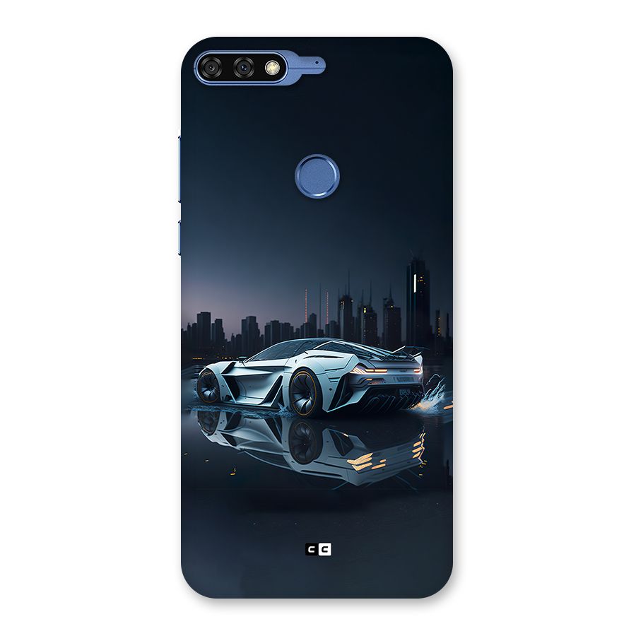 Car of Future Back Case for Honor 7C