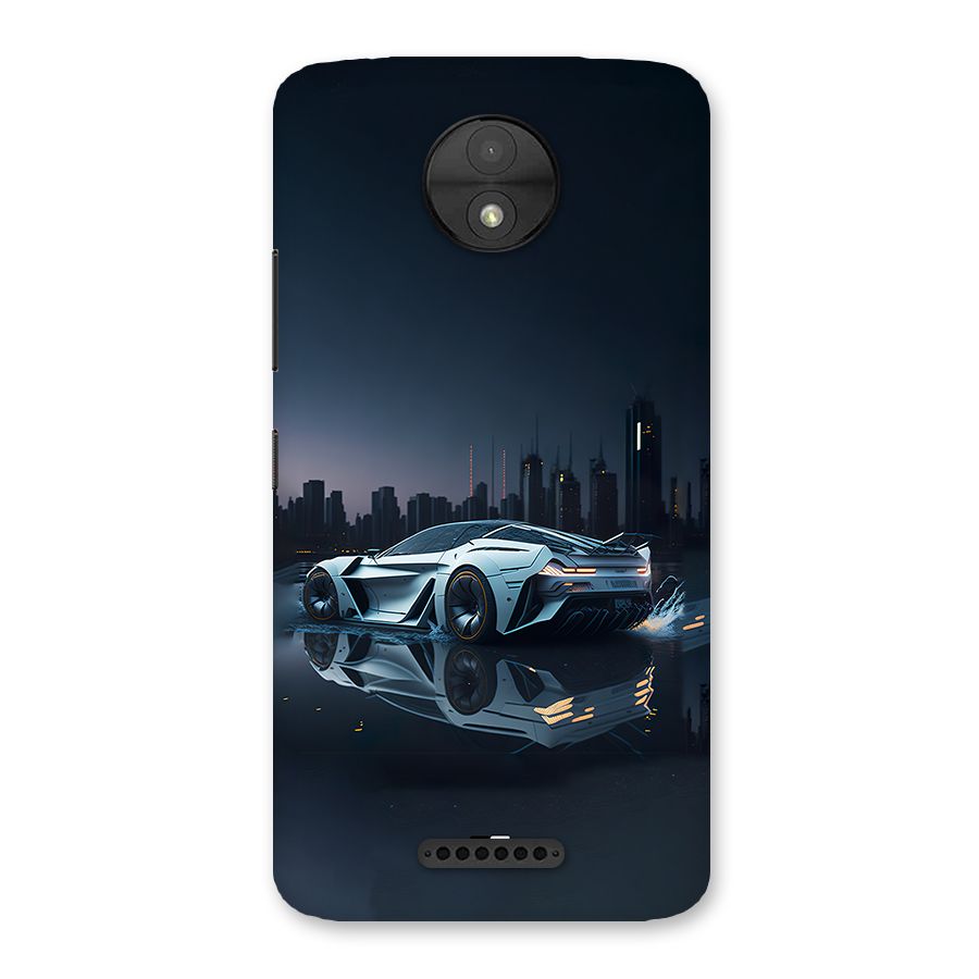 Car of Future Back Case for Moto C