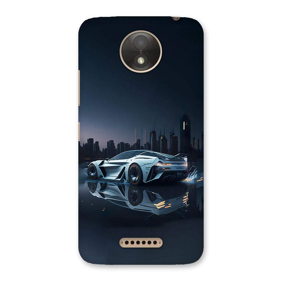 Car of Future Back Case for Moto C Plus