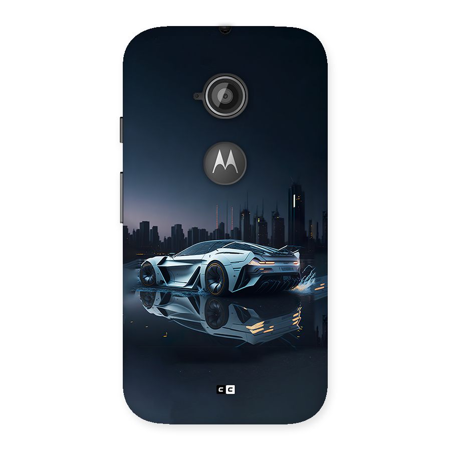 Car of Future Back Case for Moto E 2nd Gen