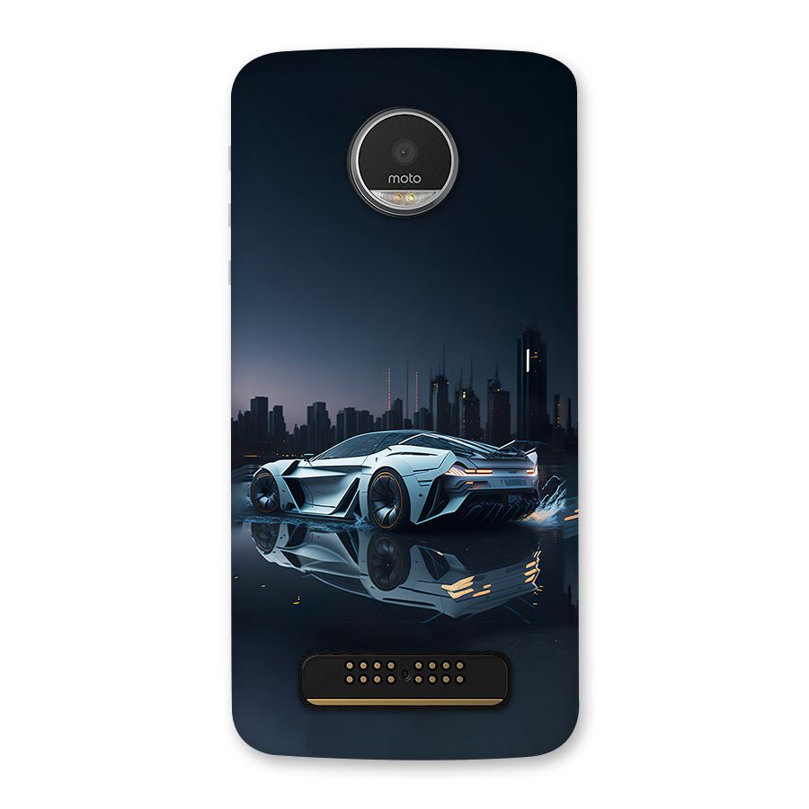 Car of Future Back Case for Moto Z Play