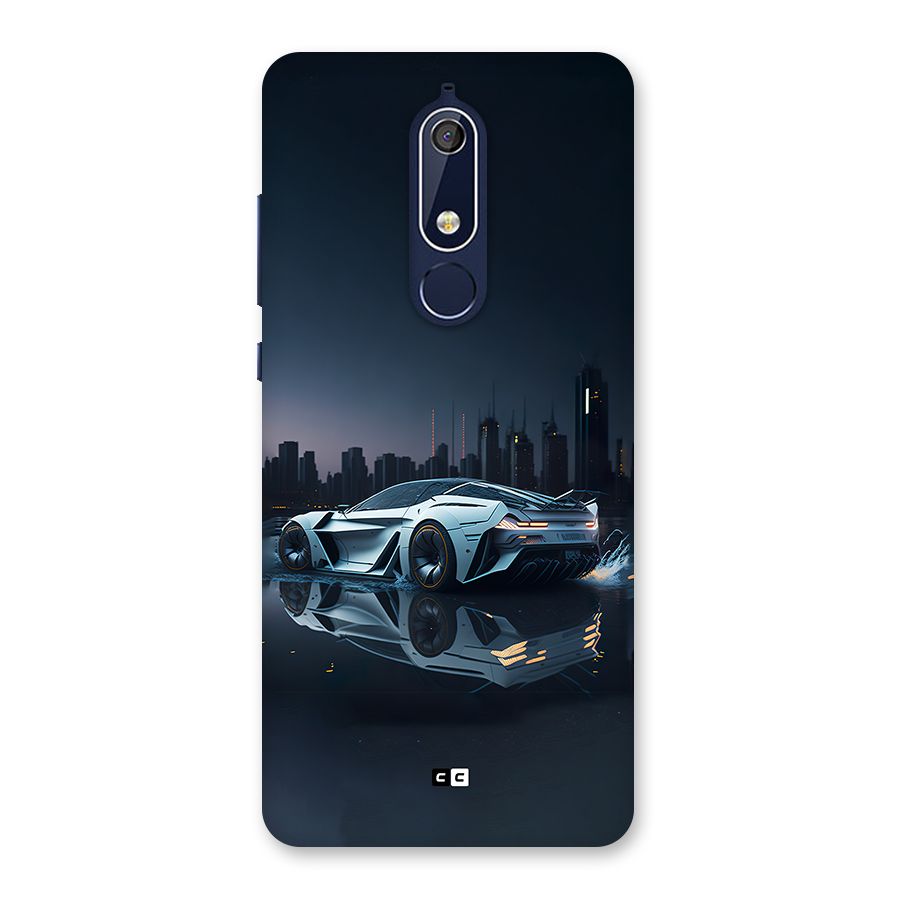Car of Future Back Case for Nokia 5.1