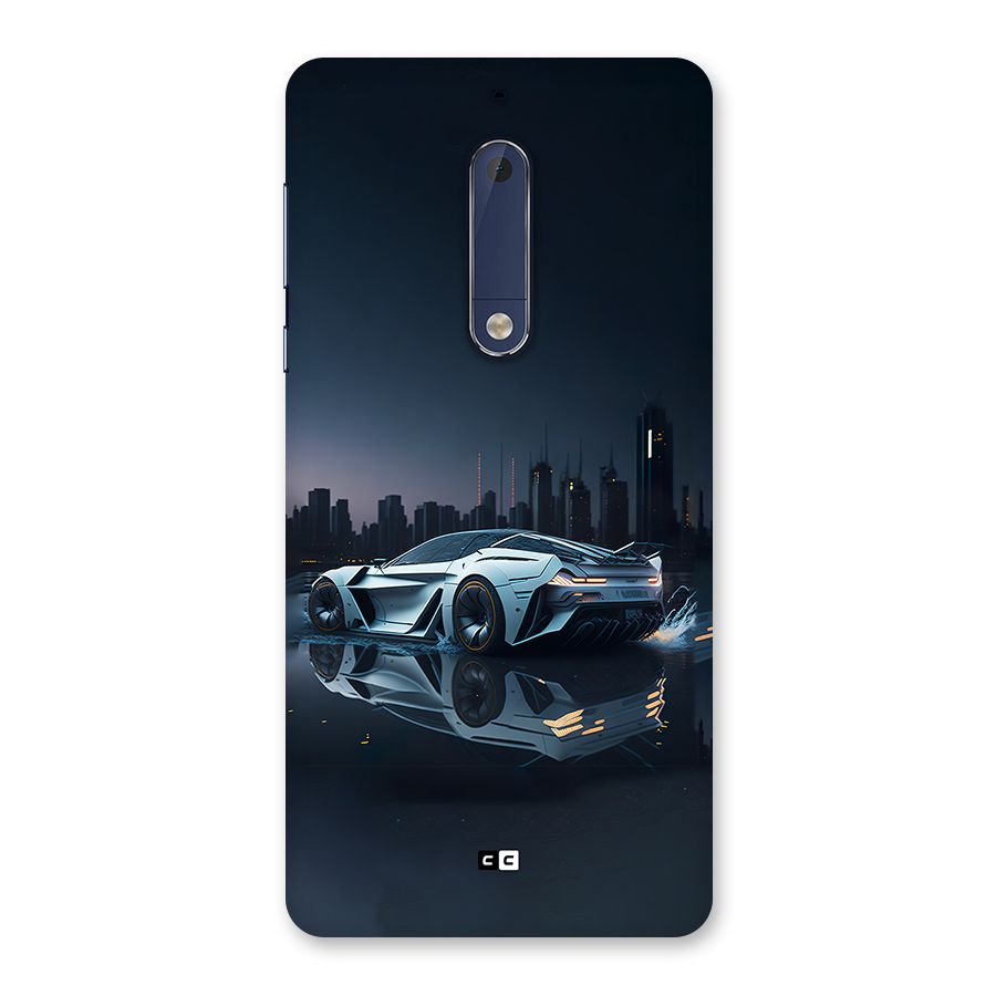 Car of Future Back Case for Nokia 5