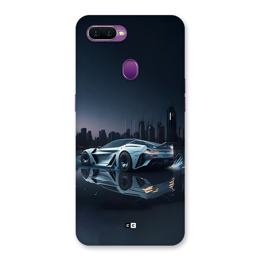 Car of Future Back Case for Oppo F9