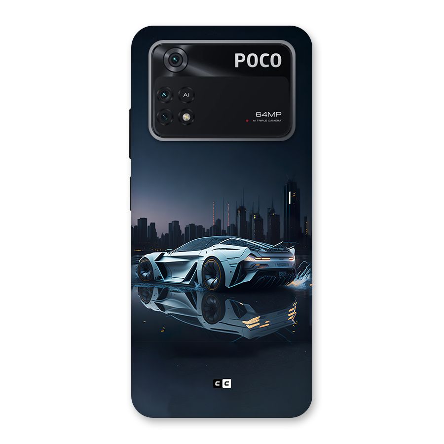 Car of Future Back Case for Poco M4 Pro 4G