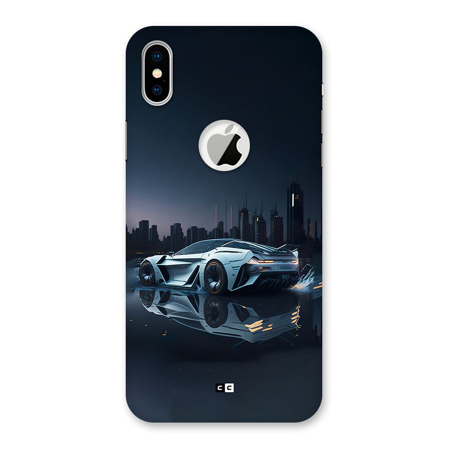 Car of Future Back Case for iPhone X Logo Cut