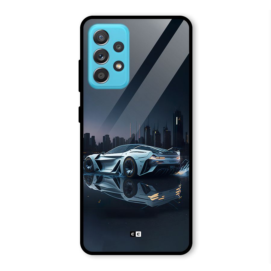 Car of Future Glass Back Case for Galaxy A52s 5G