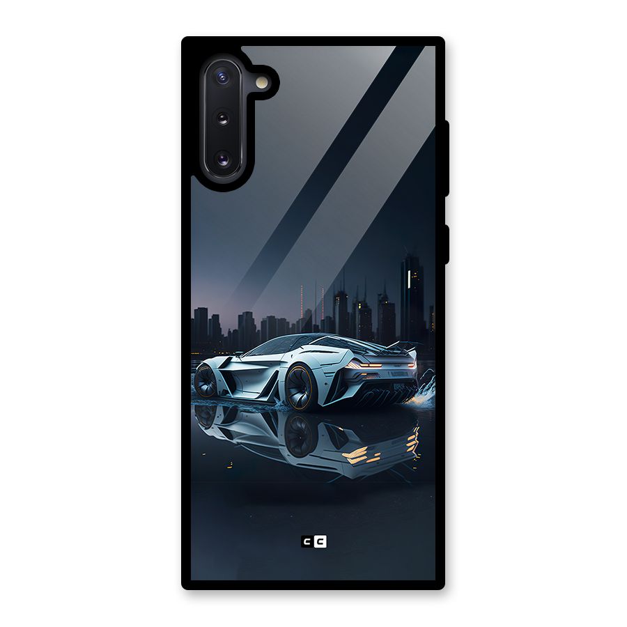 Car of Future Glass Back Case for Galaxy Note 10