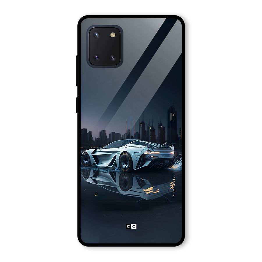 Car of Future Glass Back Case for Galaxy Note 10 Lite