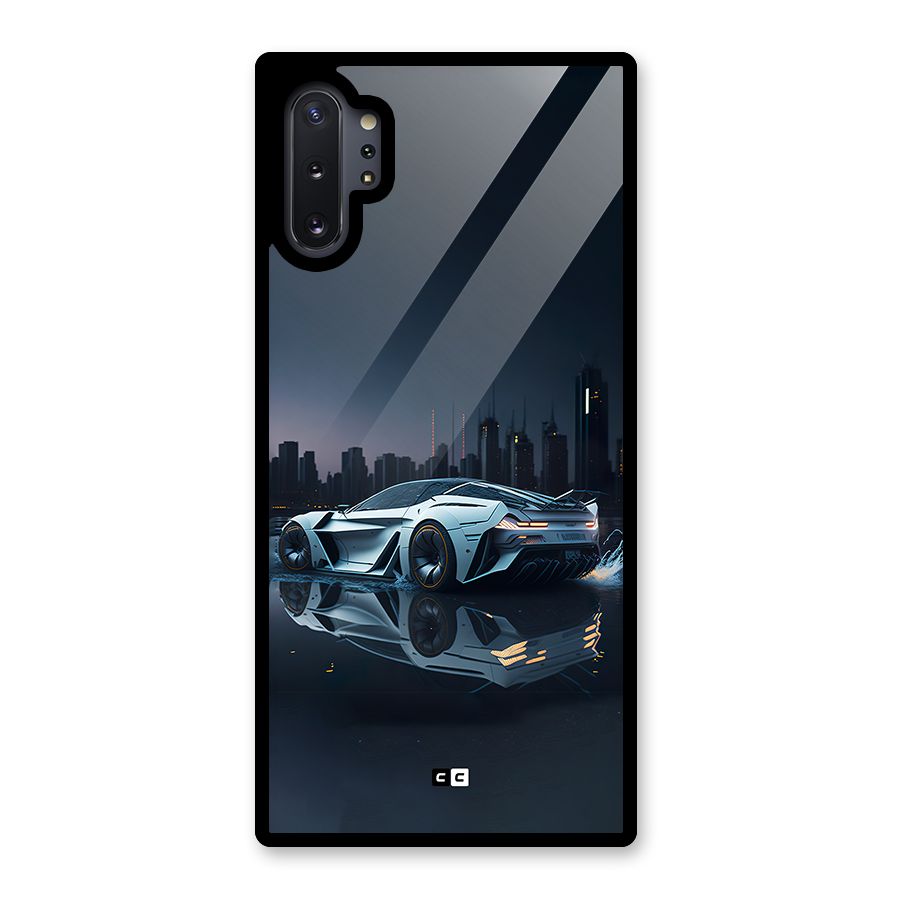 Car of Future Glass Back Case for Galaxy Note 10 Plus